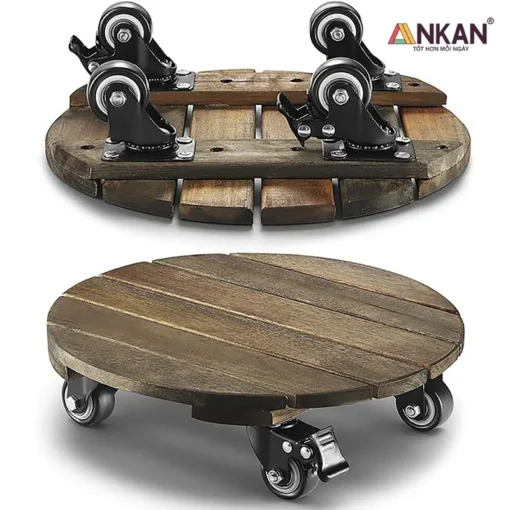 Đế Chậu Cây Tròn Đen 30cm – Tải 120kg 13 Đế Chậu Cây Tròn Đen 30cm – Tải 120kg - ảnh thực tế 4