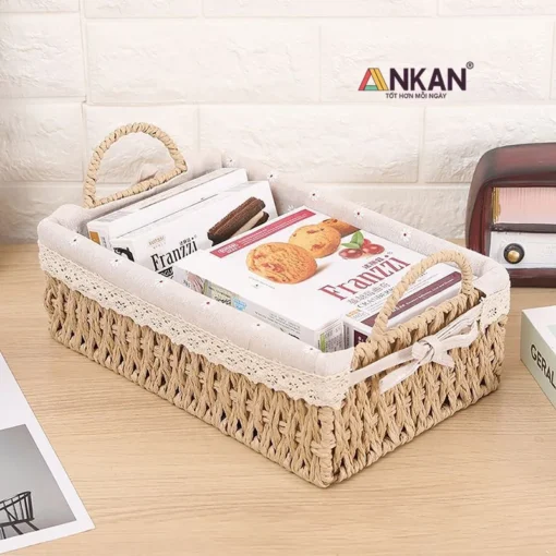 Giỏ chữ nhật sắp xếp vật dụng