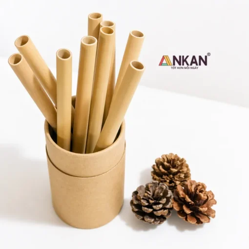 Ống Hút Tre Tự Nhiên 20cm – 3 Size - ảnh thực tế 1