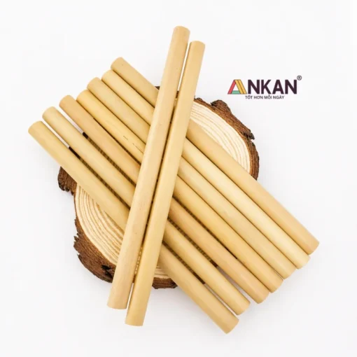 Ống Hút Tre Tự Nhiên 20cm – 3 Size - ảnh thực tế 3