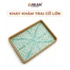Khay Mây Khảm Trai Chữ Nhật 56cm 23 Khay Mây Khảm Trai Chữ Nhật 56cm nền trắng, logo ANKAN