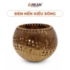 Đèn Gáo Dừa Hình Sóng ANKAN nền trắng, logo ANKAN