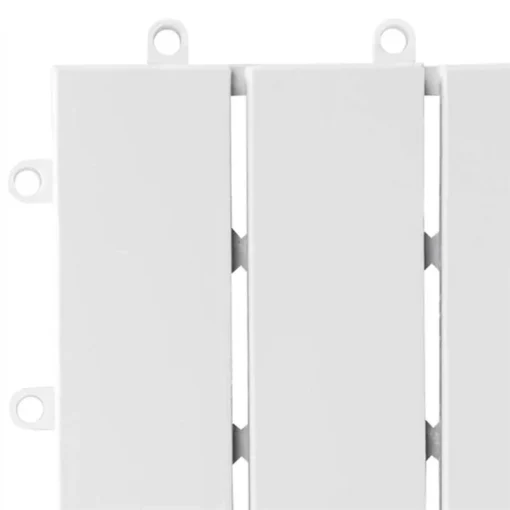 Vỉ Gỗ 6 Nan Trắng Snow 30×30cm - ảnh thực tế 2