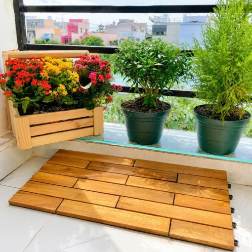 Vỉ Gỗ 15 Nan Vàng 60×30cm - ảnh thực tế 6