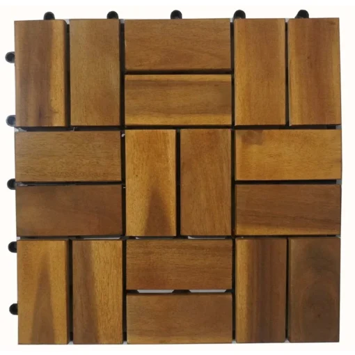 Vỉ Gỗ 18 Nan Vàng 30×30cm 7 Vỉ Gỗ 18 Nan Vàng 30×30cm - ảnh thực tế 2