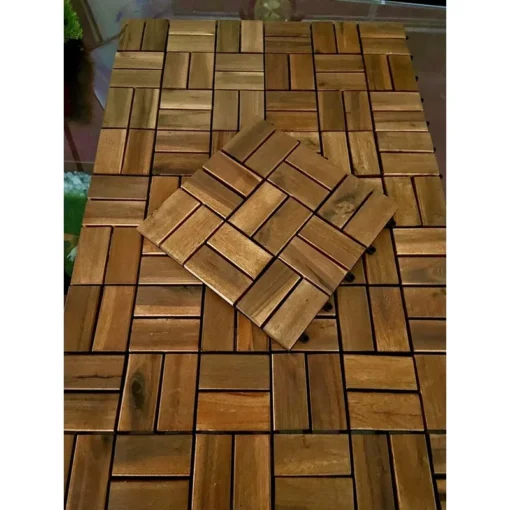 Vỉ Gỗ 18 Nan Vàng 30×30cm 9 Vỉ Gỗ 18 Nan Vàng 30×30cm - ảnh thực tế 4