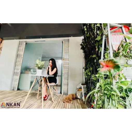Vỉ Gỗ 6 Nan Vàng Cát 30×30cm - ảnh thực tế 6