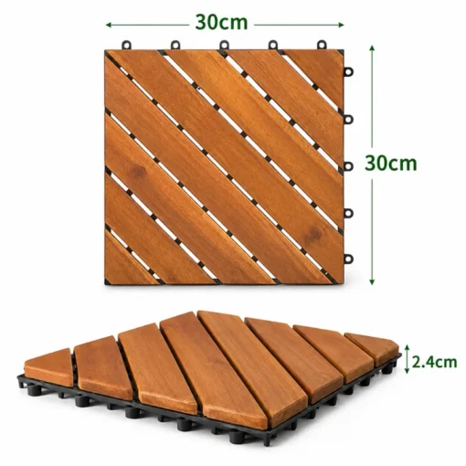Vỉ Gỗ 8 Nan Xéo Vàng 30×30cm 11 Vỉ Gỗ 8 Nan Xéo Vàng 30×30cm - ảnh thực tế 2