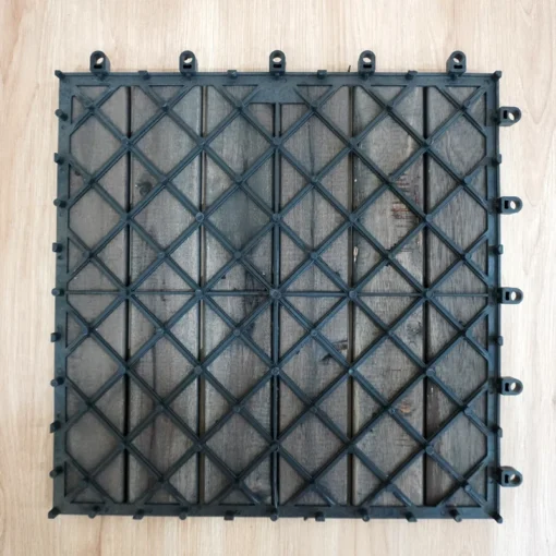 Vỉ Gỗ 6 Nan Xám Xanh 30×30cm 11 Vỉ Gỗ 6 Nan Xám Xanh 30×30cm - ảnh thực tế 2